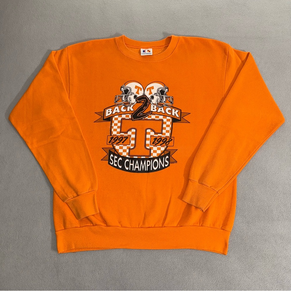 Vintage 90s Tennessee Volunteers Champions Sweatshirt XL Football NCAA College